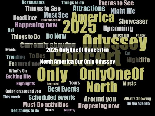 OnlyOneOf invites you to their 2025 North American tour, Our Only Odyssey, starting in late March!