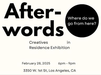 "After-Words" Art Exhibition is a showcase of art that speaks volumes without saying a single word.