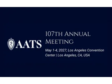 We look forward to welcoming you to Los Angeles for the AATS 107 th &nbsp;Annual Meeting, led by our 107...