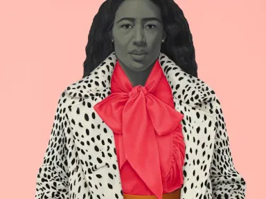Sherald, best known for her portrait of first lady Michelle...