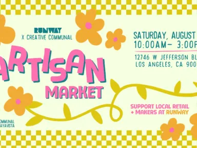 ☀️ ✨ Catch a vibe at the August Artisan Market...