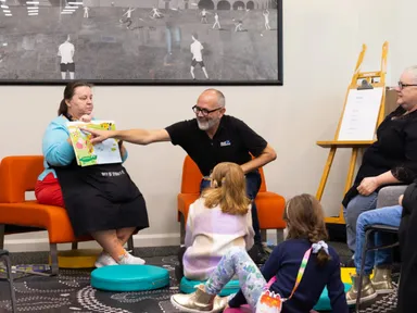 Join our storytime in Auslan and English, presented by our library team and Deaf Connect at Glebe Li...