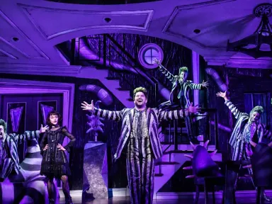 This musical comedy, based on Tim Burton's 1988 film, finds...