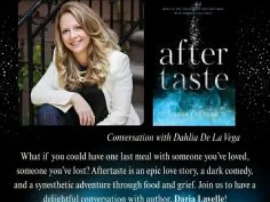 Daria Lavelle discusses and signs AFTERTASTE, in conversation with Dahlia