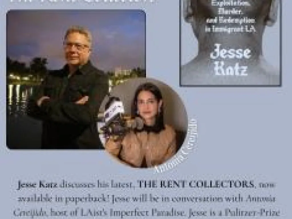 Book Talk! Jesse Katz presents the paperback launch of THE RENT COLLECTORS 2025 1