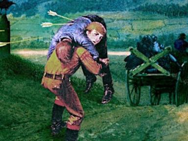 Calamity Quest is a fantasy farce that follows the adventures of Bode Bodywagon, a dopey corpse collector with big dreams of being a hero, falling in love, and eating the best sandwich in the world.