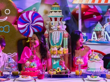 Gather your sweet squad and step into a whimsical world of colour and fanciful flavours at the sugar...