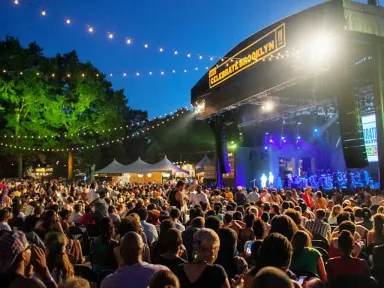 Celebrate Brooklyn's concert series—a mix of big-name benefit shows (Grace...