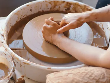 Get your hands dirty and discover the rewarding process of throwing clay. Learn correct posture, cen...