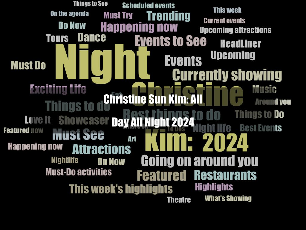 Christine Sun Kim: All Day All Night 2025 1