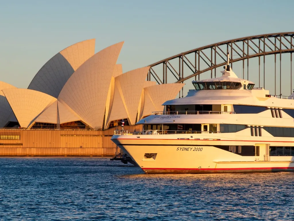 Christmas sunset premium dinner on Sydney Harbour  2024 1