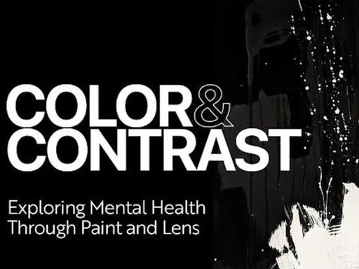 Exploring mental health through paint and glass