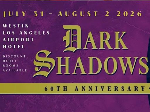 Celebrating the 60th anniversary of the debut of the television series "Dark Shadows" on ABC-TV on June 27, 1966
