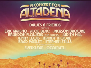 Also featuring Jackson Browne, Brandon Flowers, Jenny Lewis, Stephen Stills...