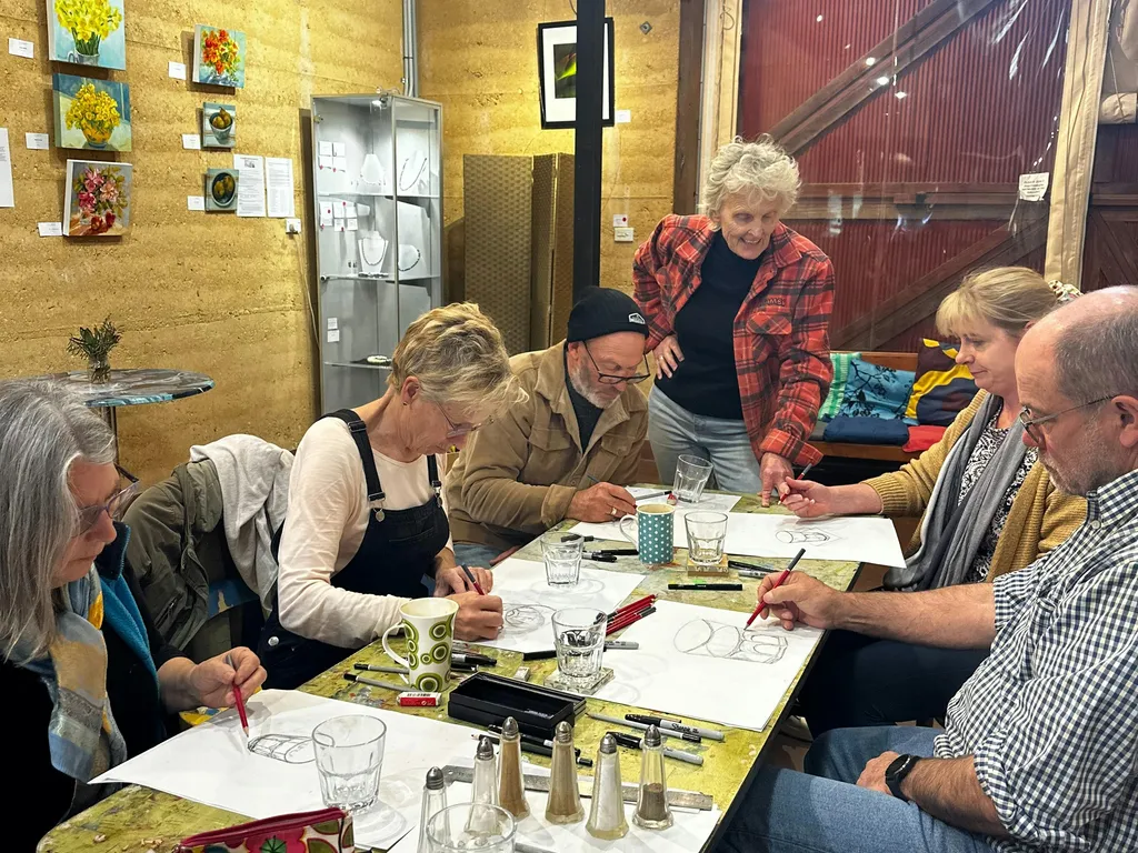 Drawing Workshop at Red Poles with Gail Kellett 2024 1