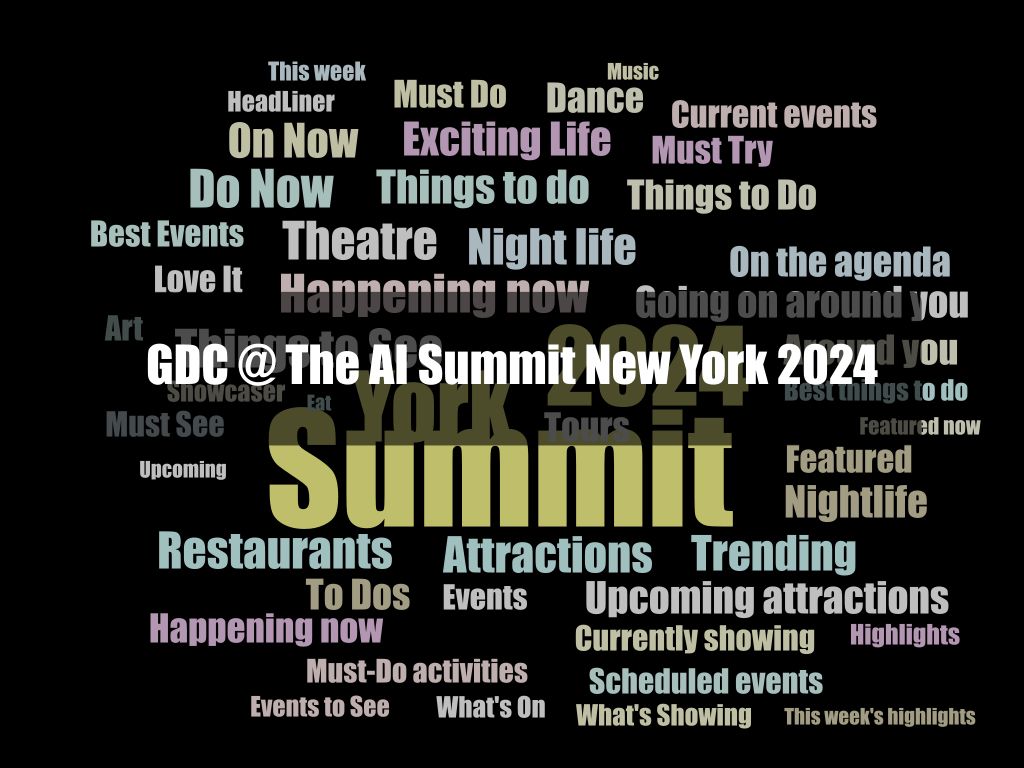 GDC @ The AI Summit New York 2024 1