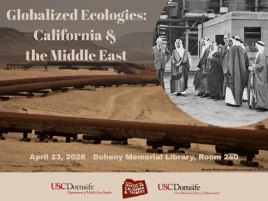 Though situated a world apart, California and the Middle East...