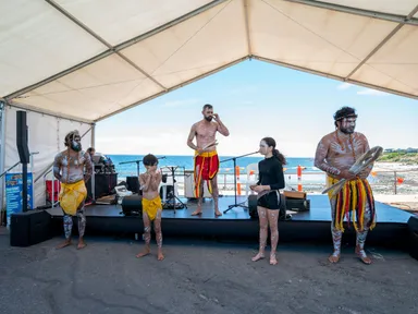 Gynburra is a 2 day celebration of the Narungga people reinforcing the importance of spiritual and cultural connection to the lands. Gynburra invites everyone in