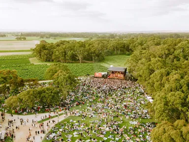 Hidden amongst vineyards and gum trees, unplug and reconnect with barefoot dancing, picnics on the lawn, amazing wine, world class music and laidback vibes.