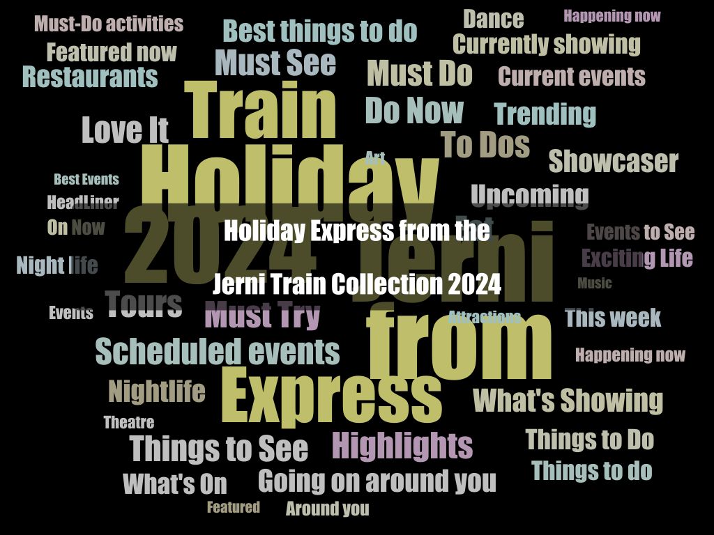 Holiday Express from the Jerni Train Collection 2024 1