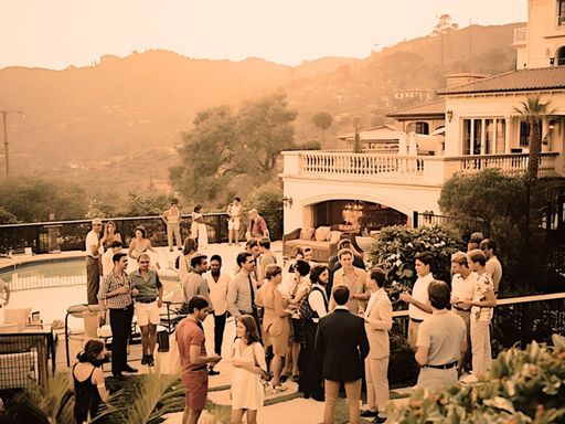 Join us for a memorable Nostalgia Night at a breathtaking mansion with an outdoor pool overlooking the Hollywood Hills!