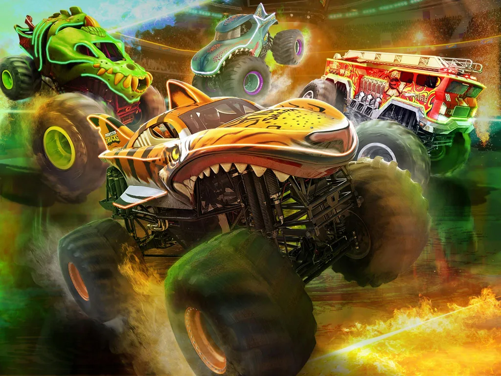 Hot Wheels Monster Trucks™ Glow-N-Fire 2024 1