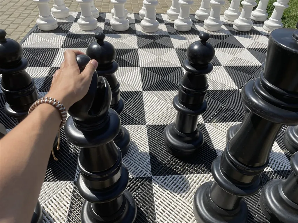 Interactive giant chess set - Checkmate Chatswood 2024 1