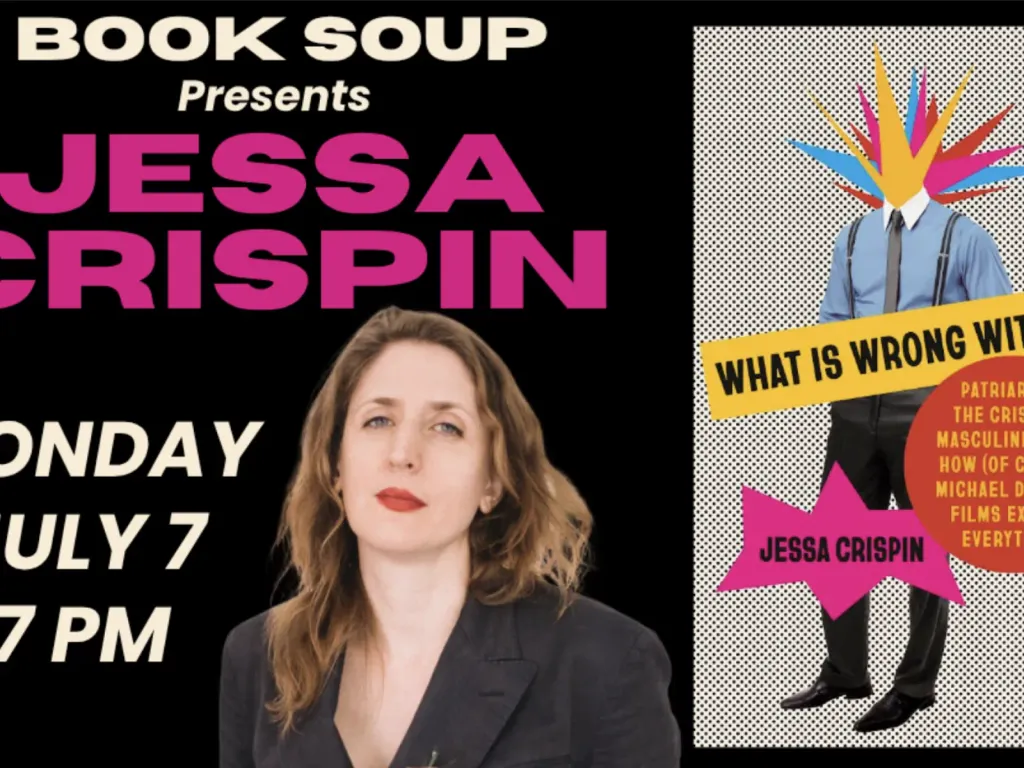 Jessa Crispin discusses & signs What Is Wrong with Men: Patriarchy, the Crisis of Masculinity, and How (of Course) Michael Douglas Films Explain Everything 2025 1