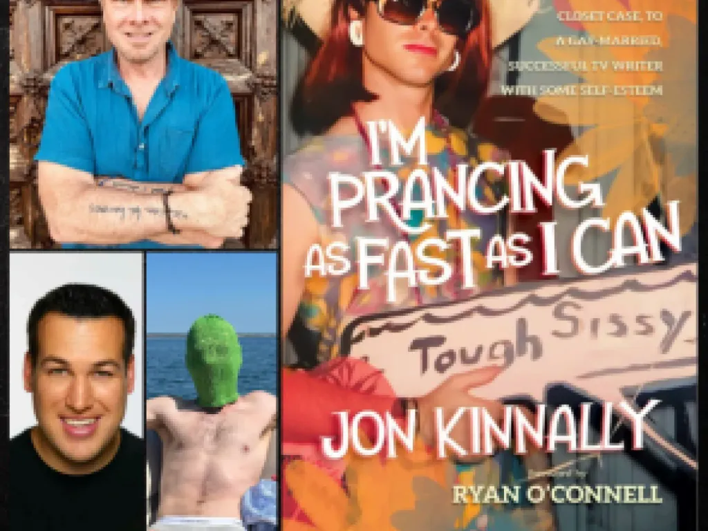 Jon Kinnally, in conversation with Jim Colluci and Ryan O'Connell, discusses & signs I'm Prancing As Fast As I Can 2025 1