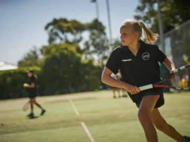 The junior tennis holiday program is for budding tennis stars. Holiday programs are a great way to i...