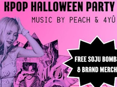 KRUSH Beer & Saero Soju bring you the ultimate K-Pop Halloween Party! With DJs Peach and 4YÛ spinning K-Pop, EDM, & Dance from 10pm - late.