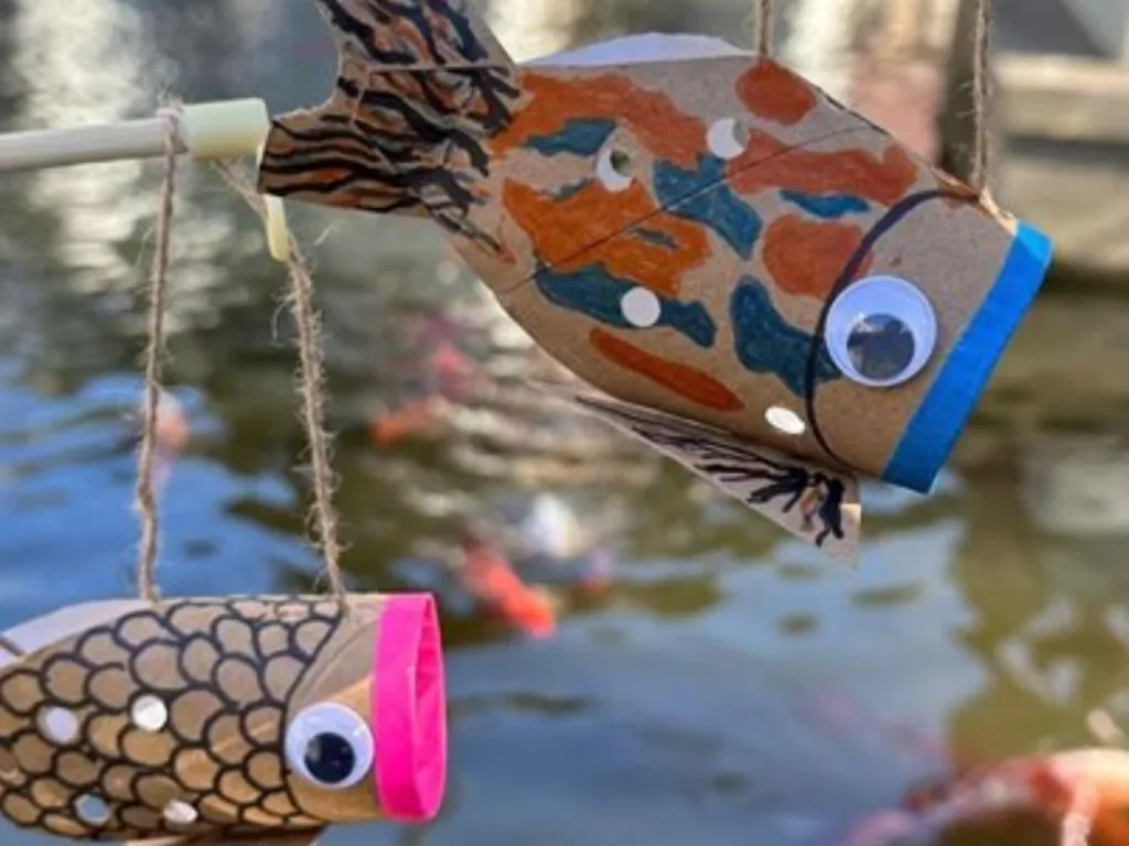 Koi lantern making workshop 2024 1