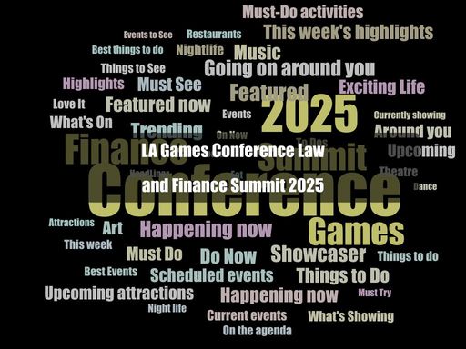 LA Games Conference: Law & Finance Summitis a 1-day conference in Los Angeles for top legal, investment, M&A, business development and finance professionals in the games and interactive entertainment industry.