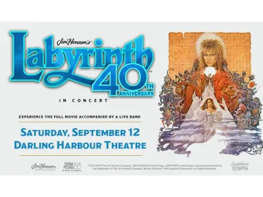 The magic dance continues. On the heels of a successful global tour to nearly 100 cities, Jim Henson’s Labyrinth: In Concert is coming to Darling Harbour Theatre, Sydney. An unforgettable night of fantasy, music, and