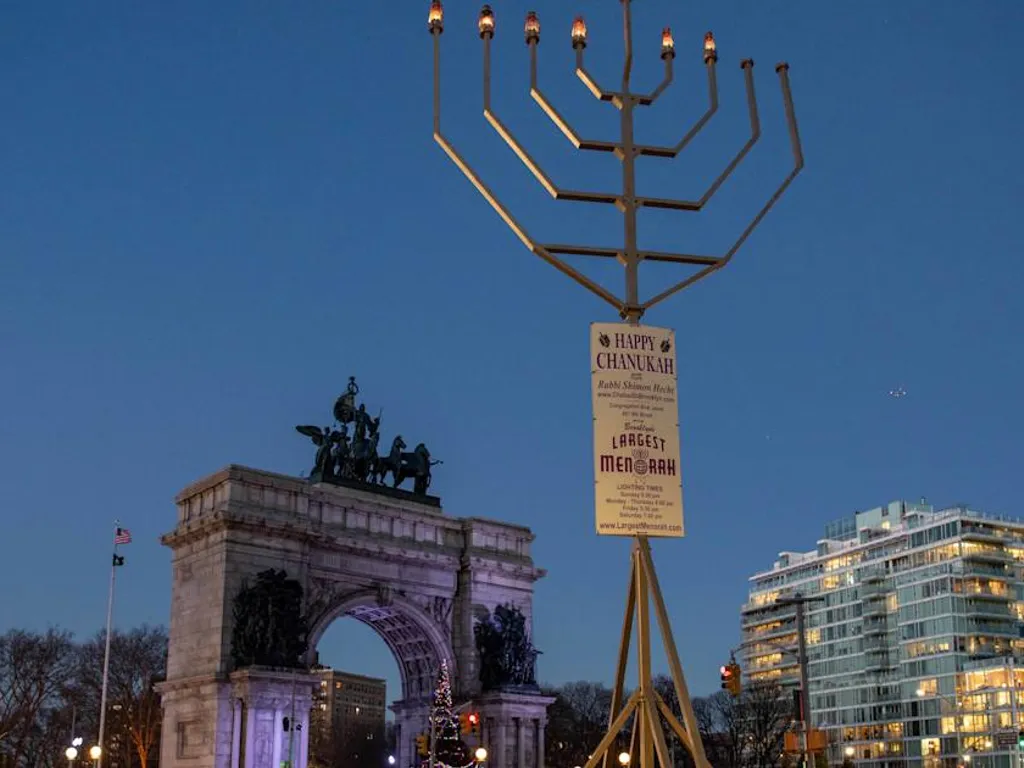 Lighting Largest Hanukkah Menorahs 2025 1