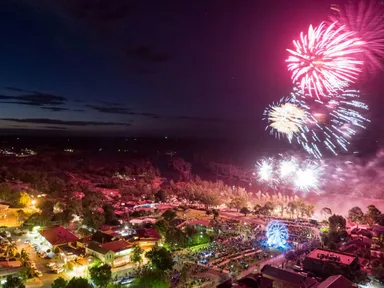 Loxton Light Up Day is the town&#39;s biggest party of the year and marks the beginning of the month-long Loxton Lights Festival.