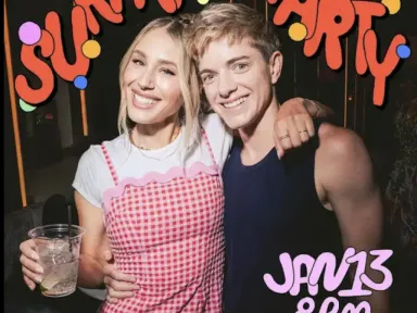 Comedians Mae Martin and Lisa Gilroy play Largo....