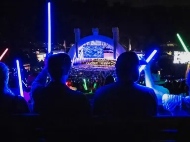 A cherished Bowl tradition, the Los Angeles Philharmonic and conductor...