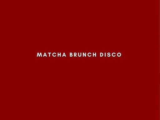 An end of year matcha disco party with Asahina matcha (using ceremonial-grade only), small bites, and daytime disco music.