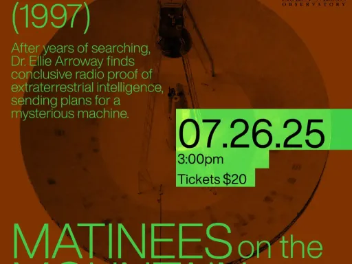 On select Saturday afternoons this season, enjoy classic sci-fi, vintage
