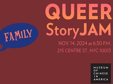 What is family? How do you navigate family relationships? What is your chosen family like? MOCA Queer StoryJAM returns after its Pride session with another heartfelt gathering.