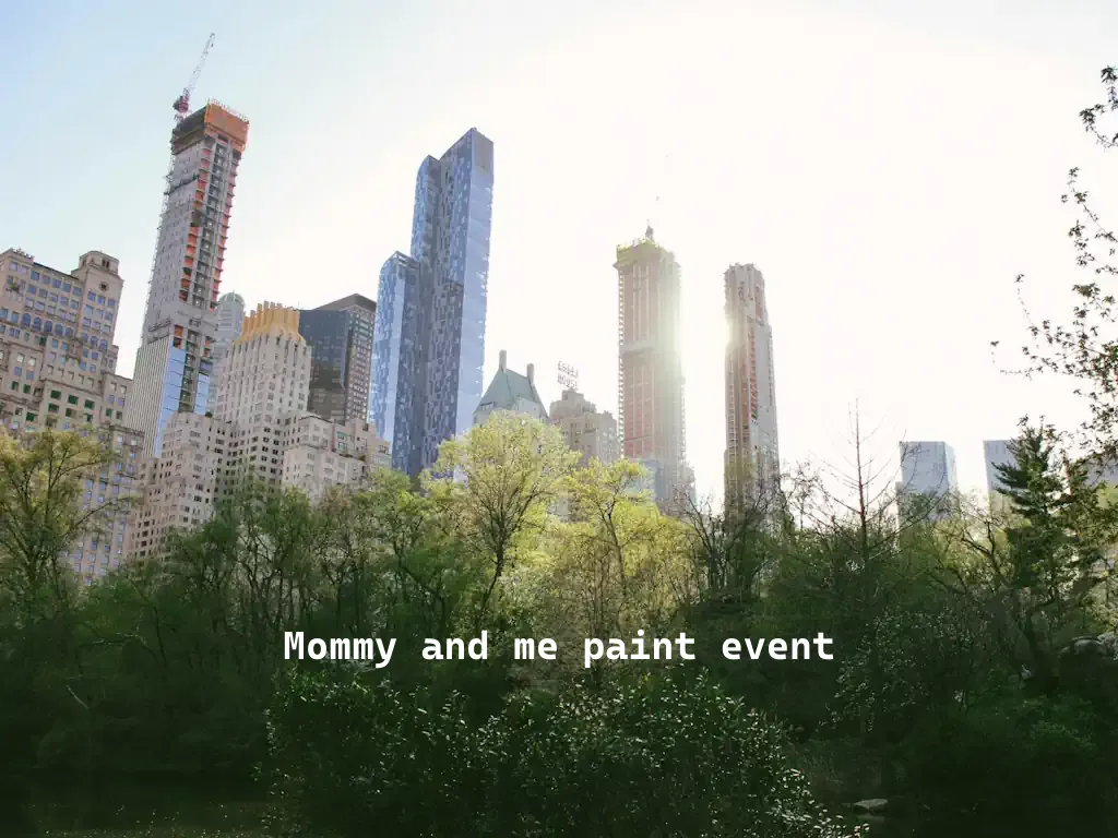 Mommy and me paint event 2025 1