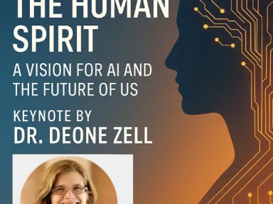 In this inspiring keynote, Dr. Deone Zell explores how AI