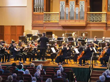 Renowned sheng player Loo Sze-wang joins the Elder Conservatorium Symphony Orchestra under Luke Dollman’s direction for an exquisite performance of new works