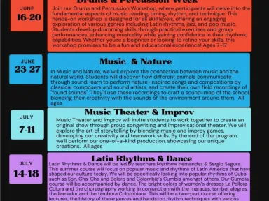 Sign up for summer music camp at Neighborhood Music School!
