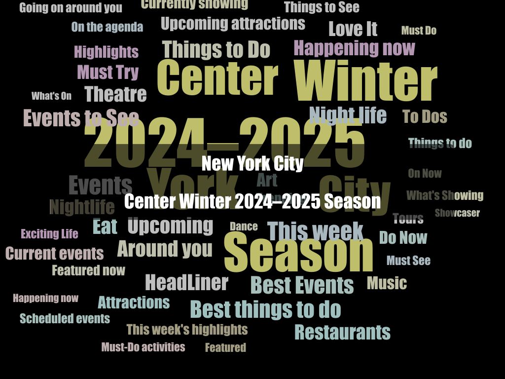 New York City Center Winter 2024–2025 Season 1