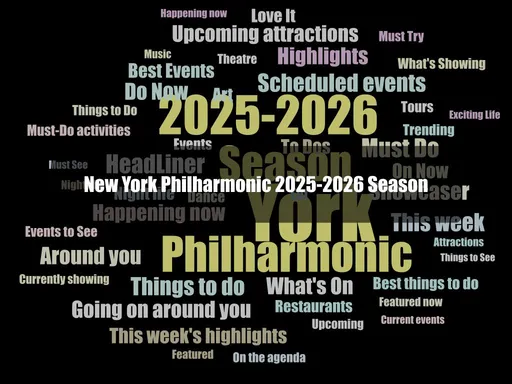 The New York Philharmonic 2025–2026 season includes programming for all...