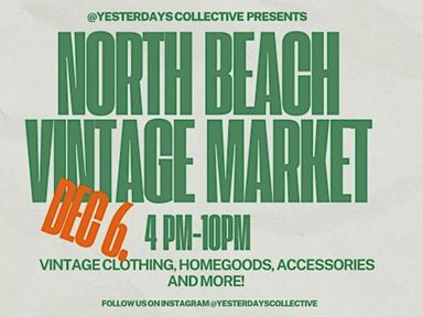 Join us for a magical evening of holiday shopping, local vendors, and festive cheer at the North Beach Holiday Market!