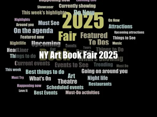 The 2025 edition of Printed Matter's NY Art Book Fair...