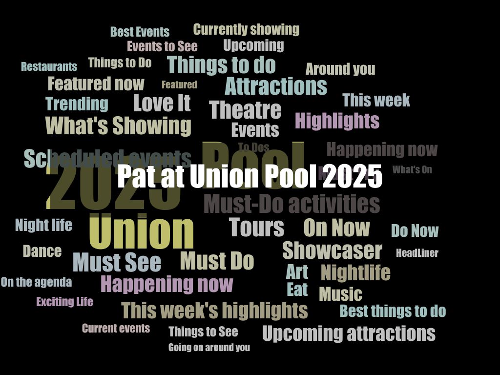Pat at Union Pool 2025 1